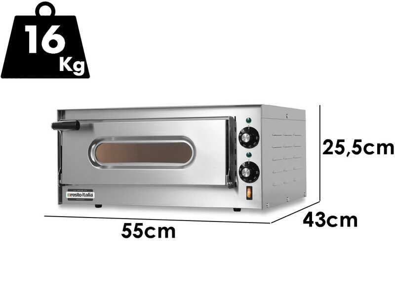 Resto Italia Small G - Forno elettrico per pizza - 1600 W