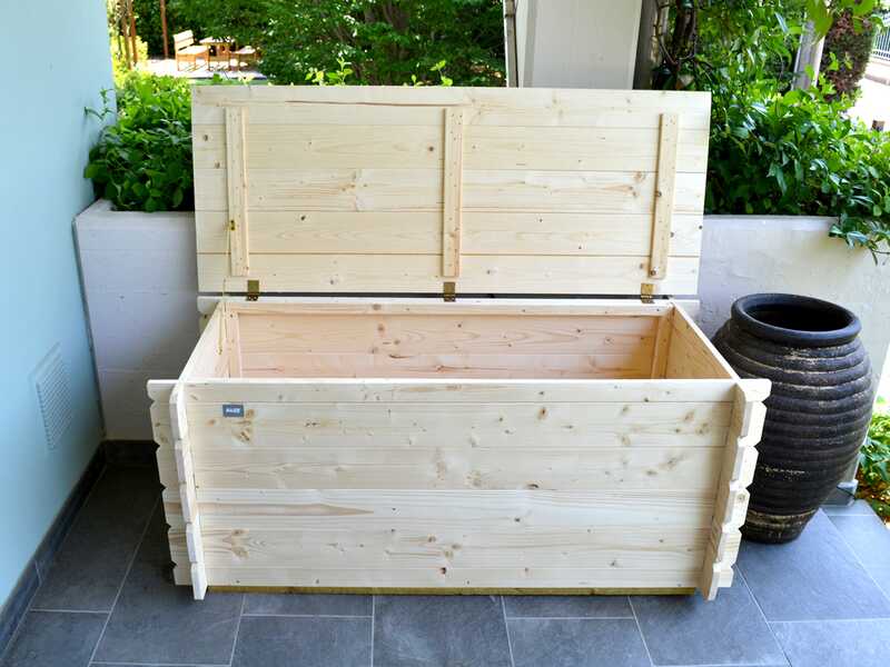 Alce Giove - Baule porta attrezzi da giardino - 130x60x54 cm