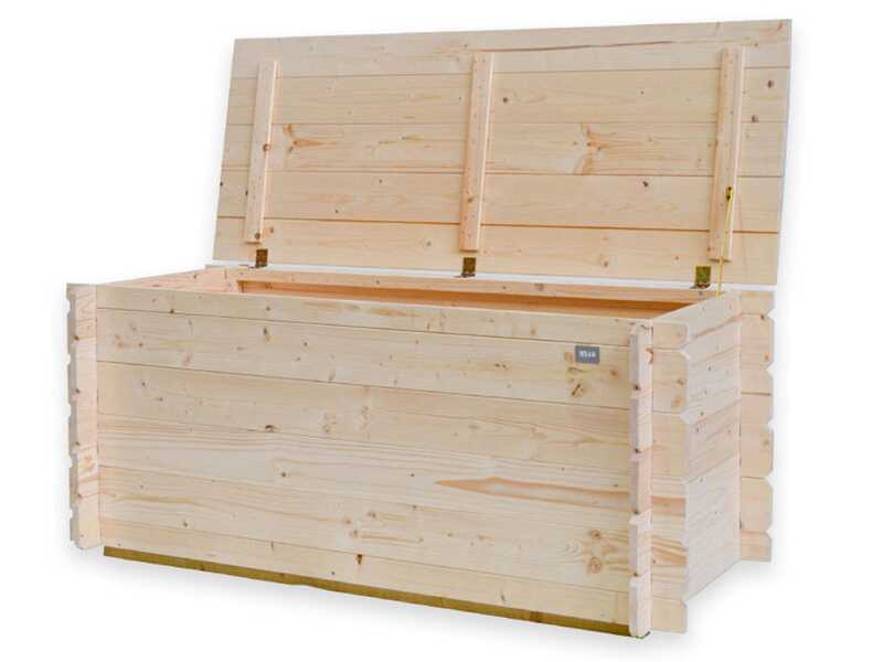 Alce Giove - Baule porta attrezzi da giardino - 130x60x54 cm