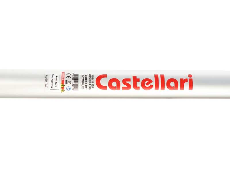 Castellari Vertigo L 18V - Abbacchiatore elettrico a batteria 240-330 cm - 18V/7.8ah