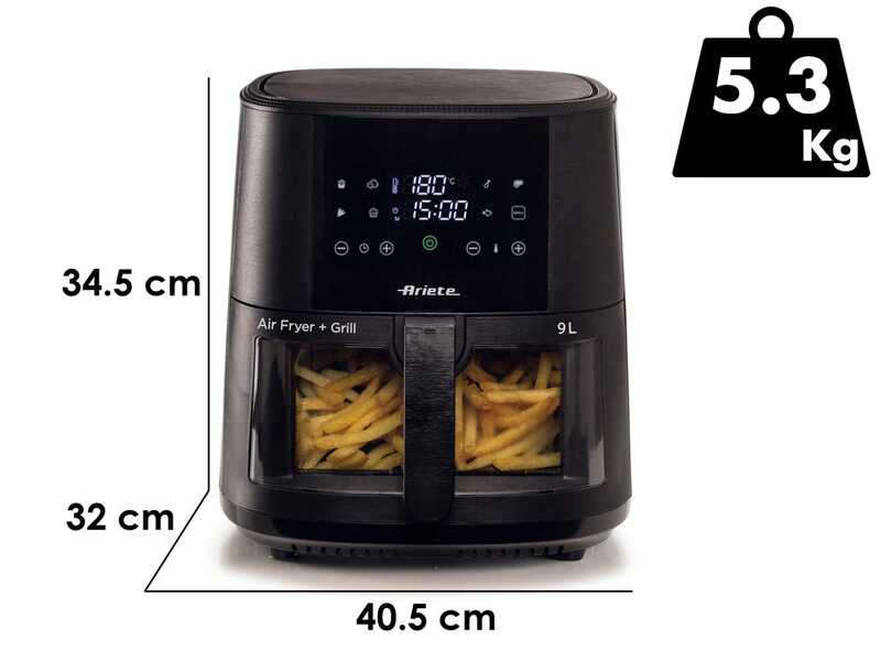 Ariete 4630 - Friggitrice ad aria 9L