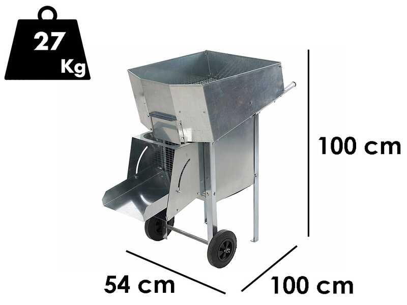 Turbo 25-S - Defogliatrice elettrica per olive vibrante - Con griglia di pre-filtraggio e variatore di velocit&agrave;