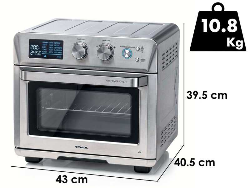 Ariete 4629 - Friggitrice ad aria e forno elettrico 25 L