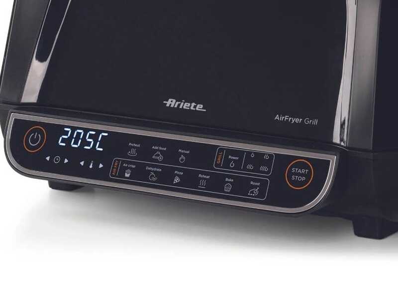 Ariete 4635 Air Fryer Grill - Friggitrice ad aria e bistecchiera 8 L