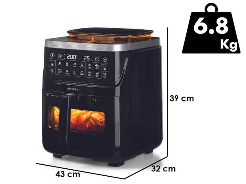 Ariete 4636 - Friggitrice ad aria con funzione vapore