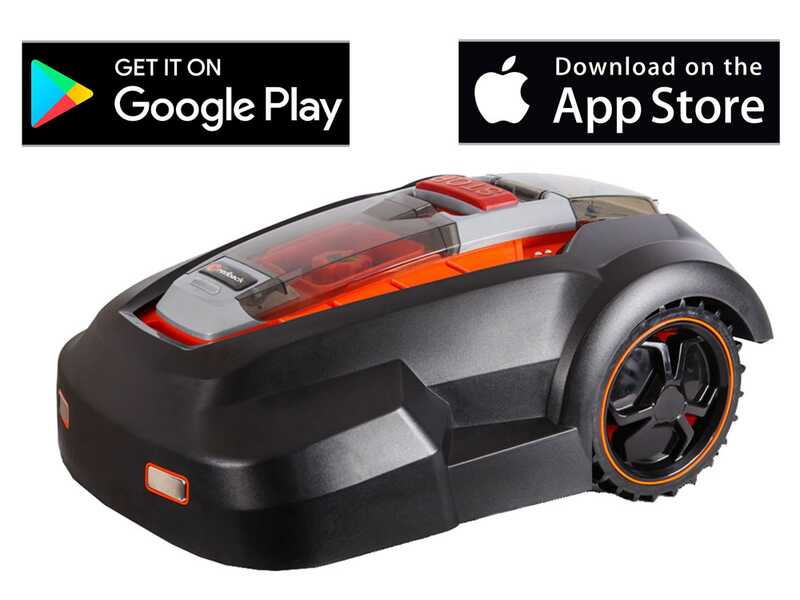 OUTLET - UTILIZZATO PER PROVA - Redback RM24A-10-W - Robot rasaerba con cavo perimetrale - Batteria al litio 28V 3Ah