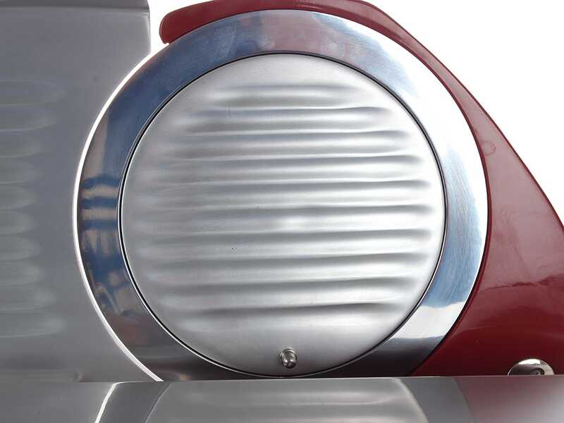 OUTLET - DA ESPOSIZIONE - Berkel Home Line HL250 Rossa - Affettatrice con lama in acciaio cromato da 250 mm