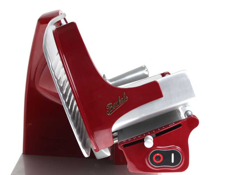 OUTLET - DA ESPOSIZIONE - Berkel Home Line HL250 Rossa - Affettatrice con lama in acciaio cromato da 250 mm