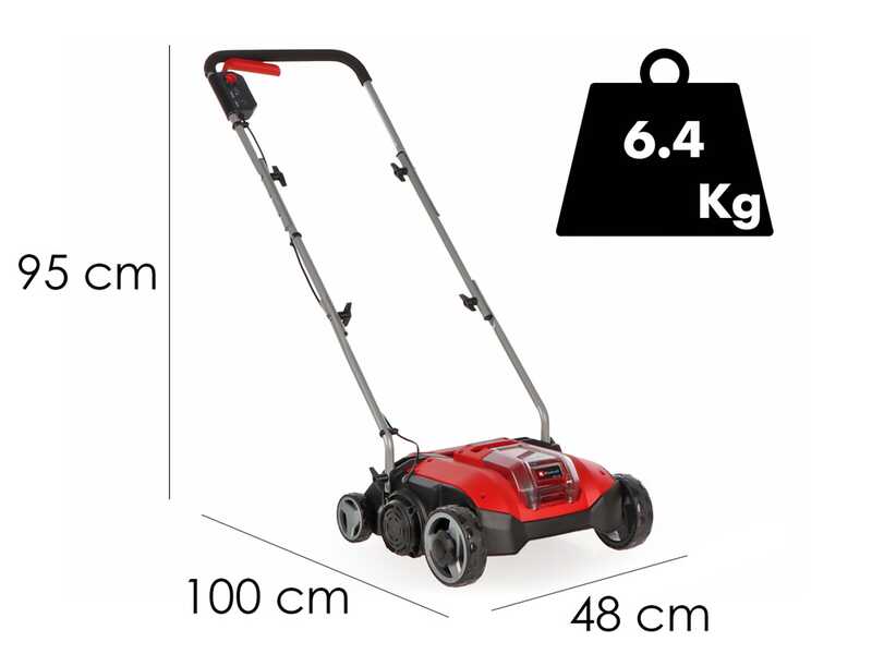Einhell GC-SC 18/28 Li - Arieggiatore/Scarificatore a batteria 18V/5.2Ah