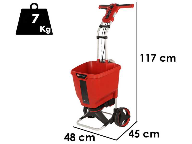 Einhell GE-SR 18/22 Li - Spandiconcime a batteria multiuso - 18V 2.5Ah