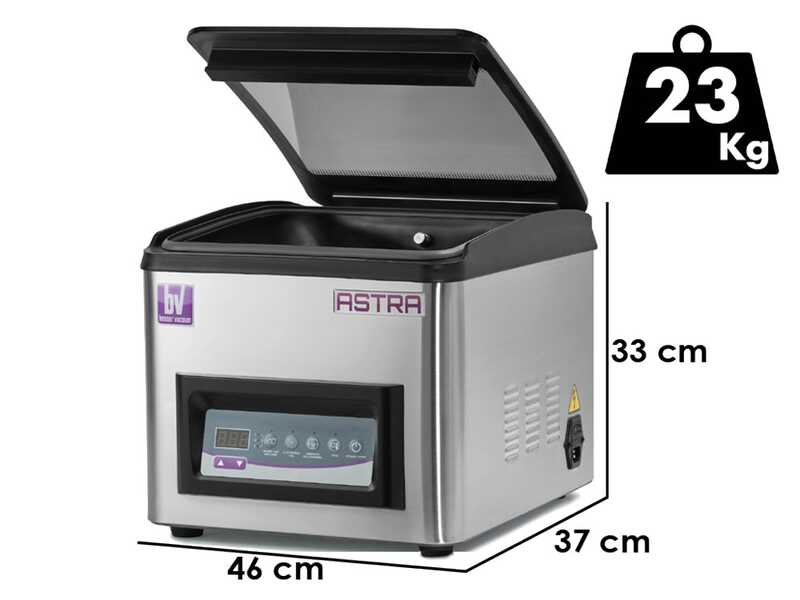 Besser Vacuum Astra - Macchina sottovuoto a campana - Barra saldante da 30 cm