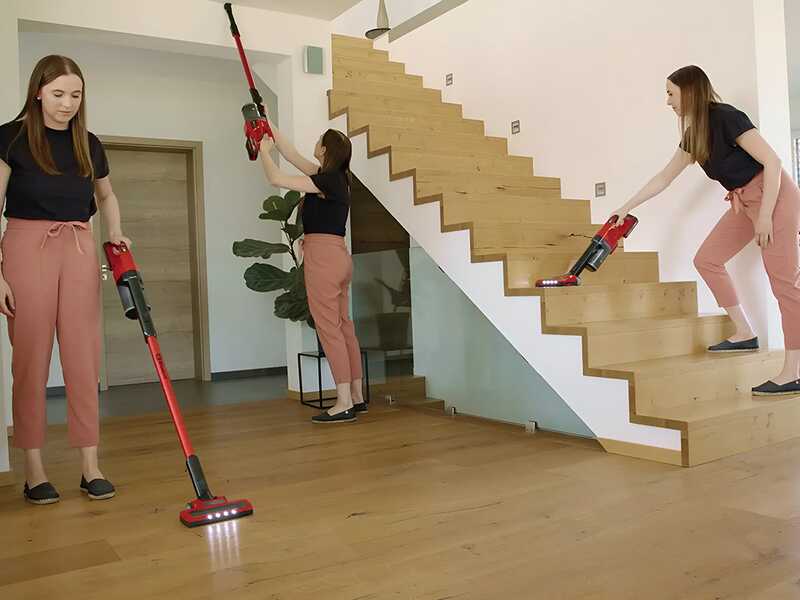 Einhell TE-SV 18 Li - Aspirapolvere - Scopa a batteria - 2 in 1 - 18V/5.2Ah