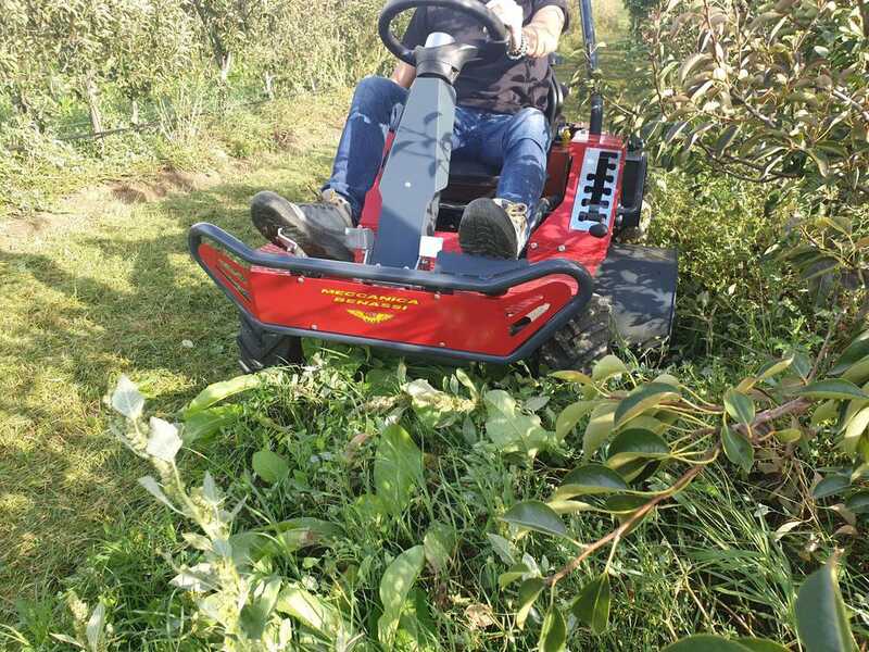 Meccanica Benassi FOX 110 4WD  - Trattorino trinciaerba sfalciatutto - Motore bicilindrico Briggs &amp; Stratton 810cc  - Trasmissione Idrostatica
