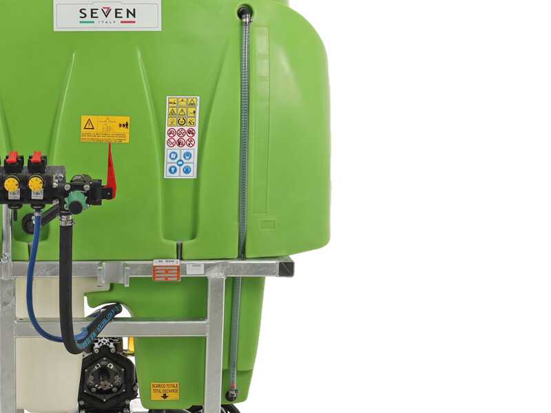 Seven Italy 600L - Gruppo botte per diserbo a trattore - Pompa Comet BP 75