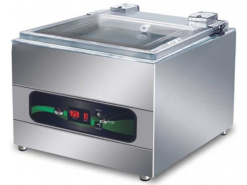 OUTLET - DA ESPOSIZIONE - Macchina sottovuoto a campana Euro 3000 Inox - Barra saldante da 25cm