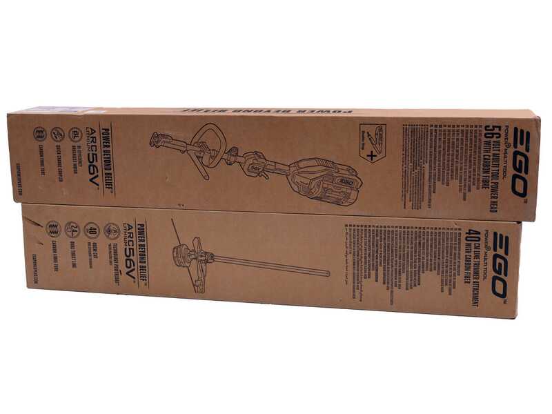 PROMO EGO MHCC 1022 E - Kit multifunzione tagliasiepi + potatore a batteria - 56V 2.5Ah