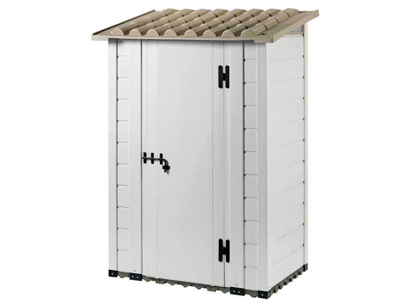 Garofalo Tuscany 100 - Casetta da giardino - Con tetto monofalda - 122.5x82.5x201 cm