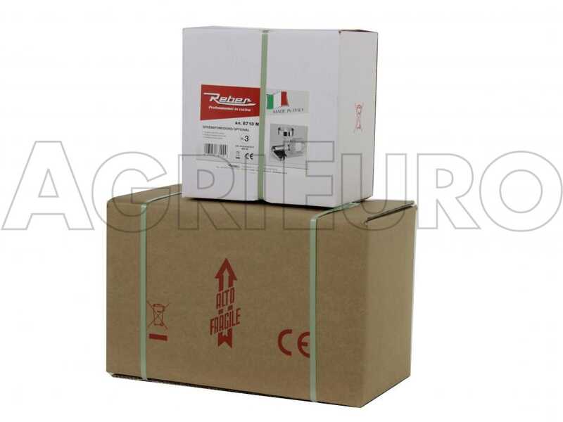 OUTLET - PICCOLI DIFETTI ESTETICI - Passapomodoro Reber 9000NP INOX- N.5 - Motore ad induzione professionale da 1200 W - Motoriduttore con ingranaggi in acciaio