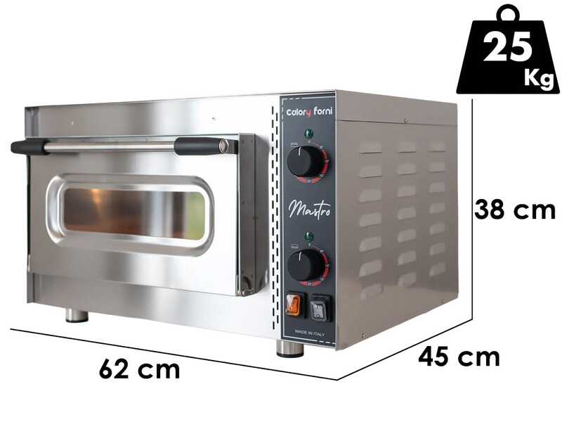 Calory Forni CF62M Mastro MEK - Forno elettrico per pizza - Camera alta