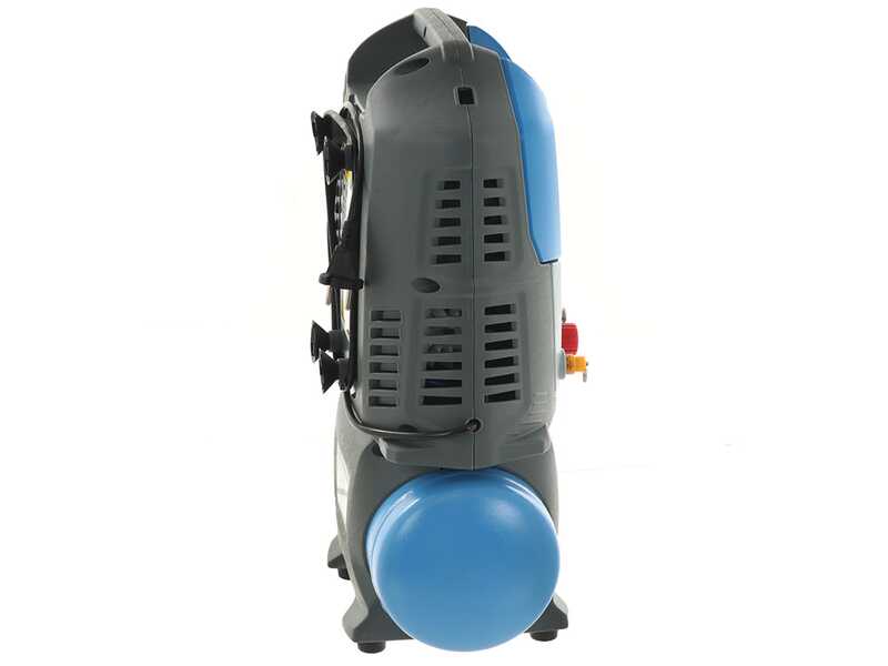 OUTLET - SENZA IMBALLO ORIGINALE - ABAC SUITCASE - Compressore aria elettrico portatile monofase, oil-less - Motore 1.5 HP - 6 lt