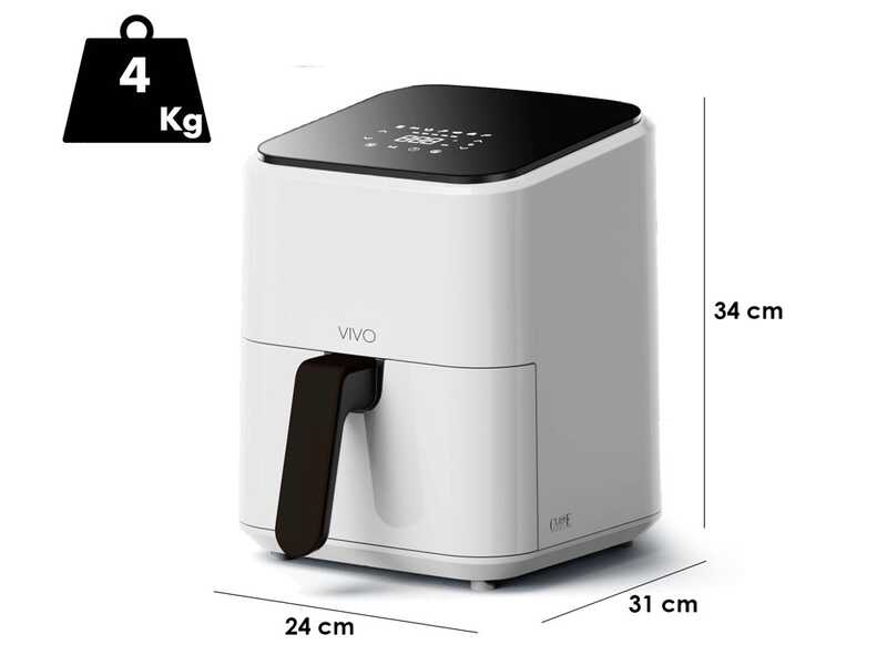 OUTLET - PICCOLI DIFETTI ESTETICI - Classe VIVO Air Fryer - Friggitrice ad aria digitale 4L