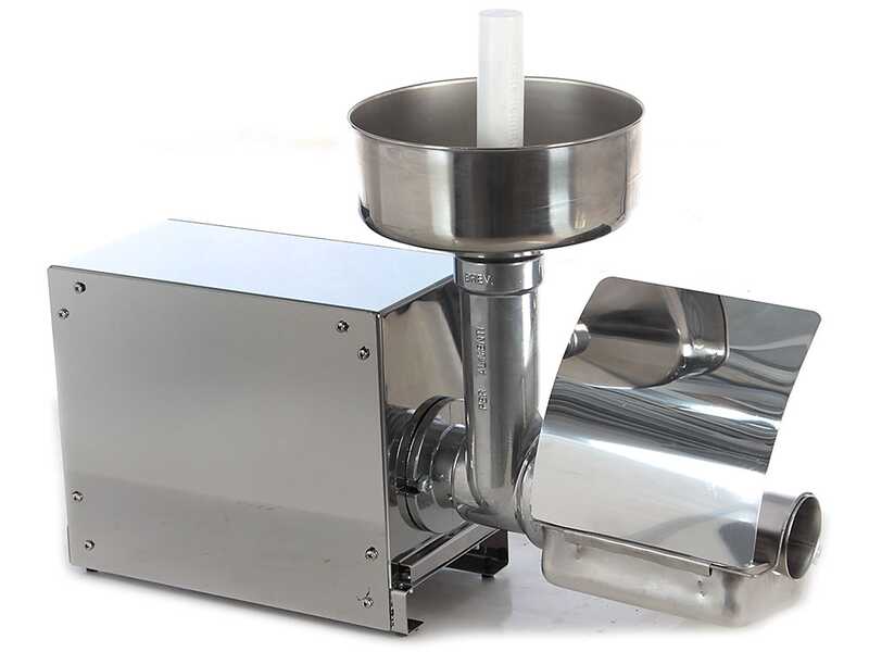 OUTLET - SENZA IMBALLO ORIGINALE - Passapomodoro AE-SM3 INOX con motore elettrico - 375W - 0.5 Hp