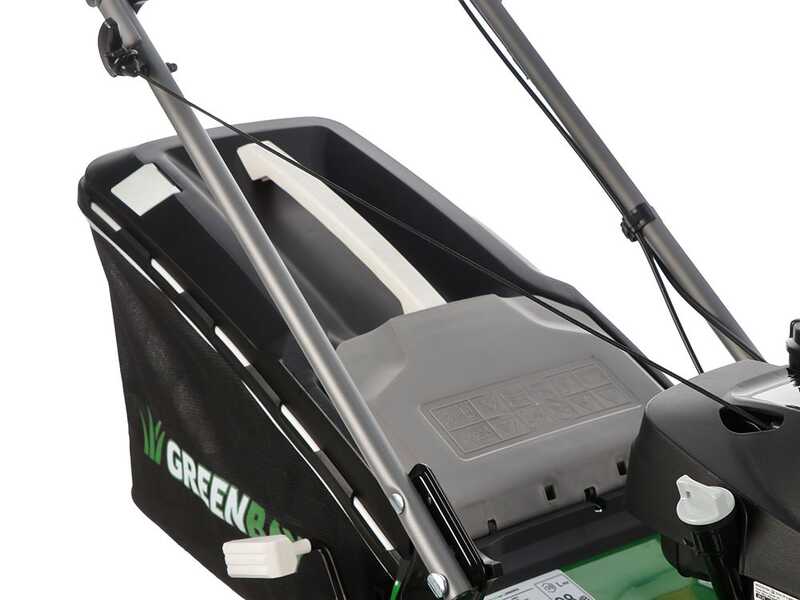 GreenBay GB-LM 51 H MY25 - Rasaerba a scoppio trazionato - 4 in 1 - Motore Honda GCVx170 - Taglio 51cm