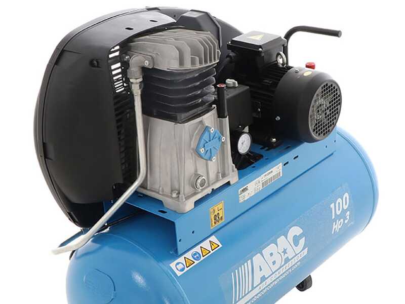 OUTLET - PICCOLI DIFETTI ESTETICI - Abac A39/ 100 CT3 Line - Compressore aria trifase a cinghia -  serbatoio da 100 litri