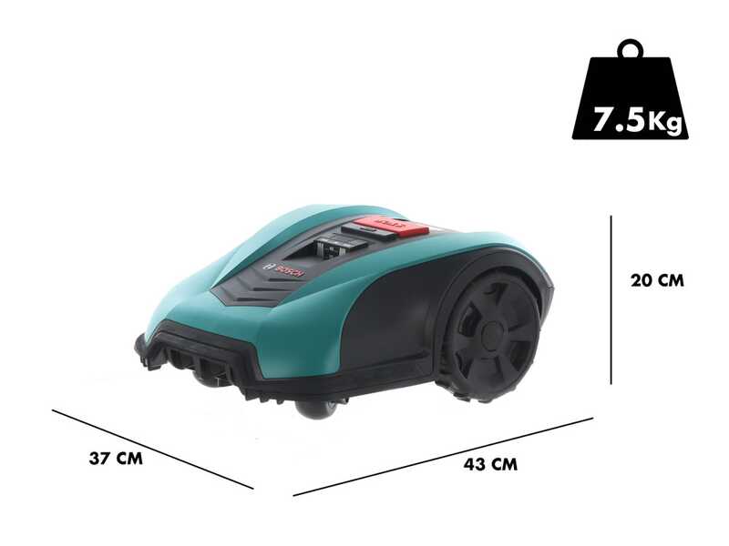 OUTLET - DA ESPOSIZIONE - Robot rasaerba Bosch Indego 350 - robot tosaerba con batteria al litio 18 V