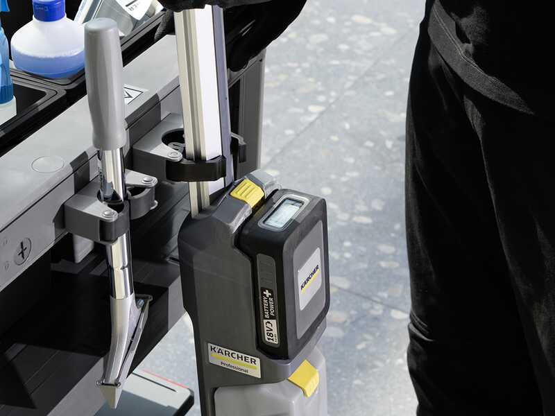 Karcher BR 30/1 C Bp Pack 18/30 - Lavapavimenti a batteria 3 in 1: lava, asciuga, aspira
