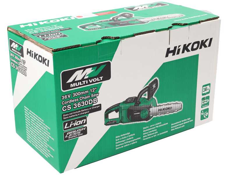 OUTLET - DA ESPOSIZIONE - HIKOKI CS3630DC - Elettrosega a batteria da taglio - 36V - SENZA BATTERIE E CARICABATTERIE