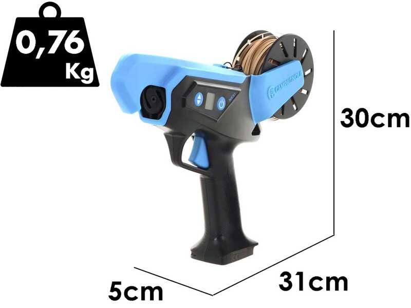 Campagnola NEXI - Legatrice per vigneto elettrica a batteria - 14.4V - SENZA BATTERIE E CARICABATTERIE