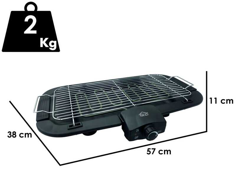 DCG BQ2496N - Barbecue elettrico