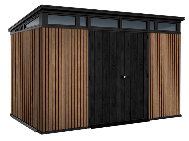 Keter Signature Venetian 11x7 - Casetta da giardino - Con porta doppia anta - 340x218x226 cm