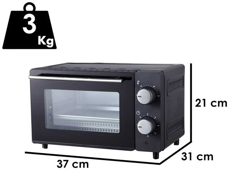 DCG MBN10 - Forno elettrico ventilato - 10L 650W