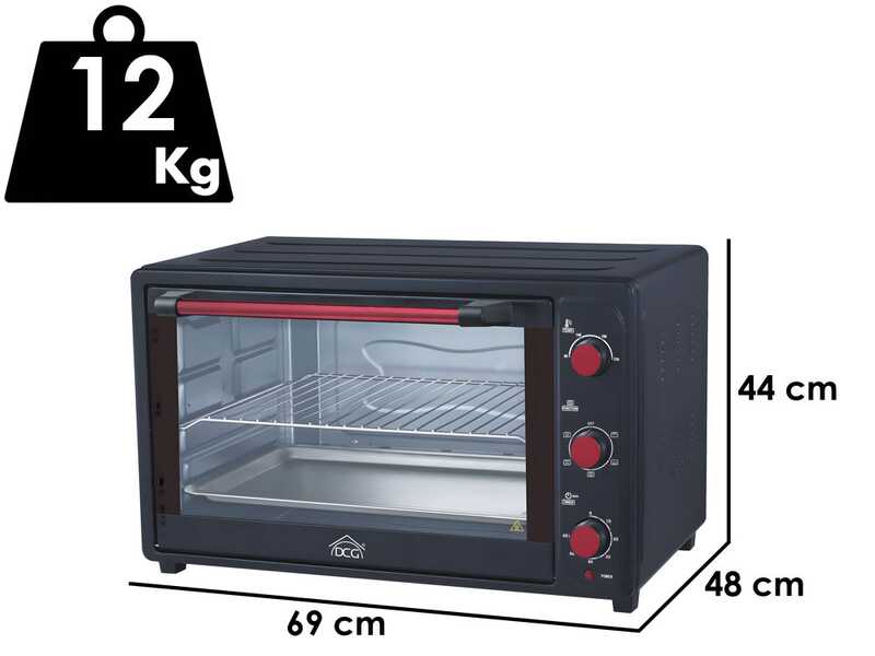DCG MB9865 - Forno elettrico ventilato - 65L 2200W