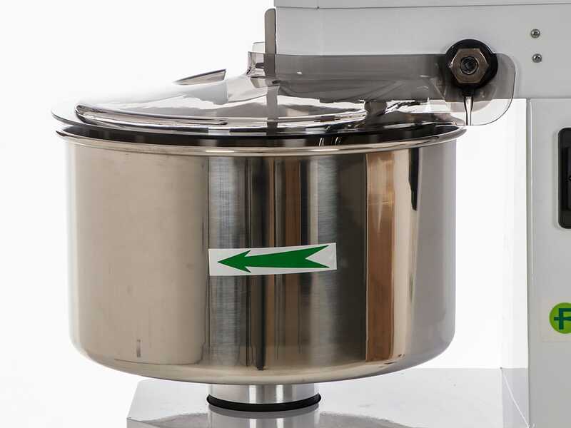 OUTLET - SENZA IMBALLO ORIGINALE - Fimar 15LN - Impastatrice a spirale - Trifase - 10 Kg - 2 Velocit&agrave;