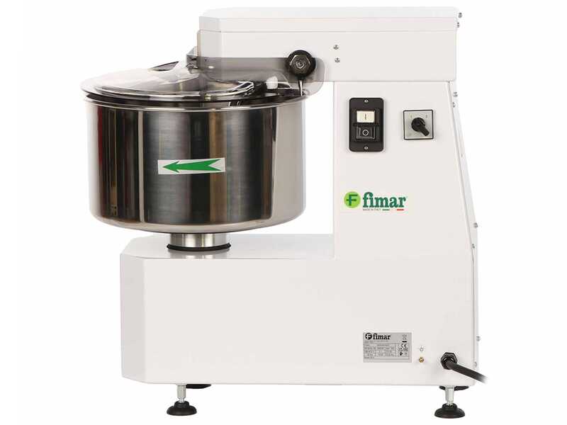 OUTLET - SENZA IMBALLO ORIGINALE - Fimar 15LN - Impastatrice a spirale - Trifase - 10 Kg - 2 Velocit&agrave;