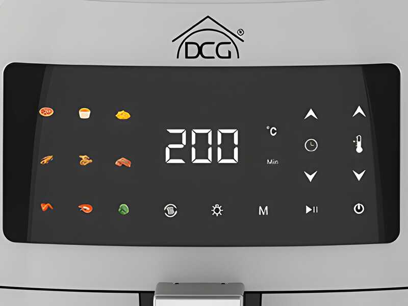 DCG FR3607WD - Friggitrice ad aria 8L