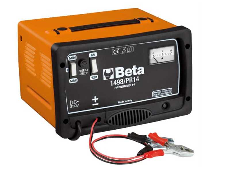 Beta 1498/PR14 - Caricabatterie portatile - 6/12V  - Monofase