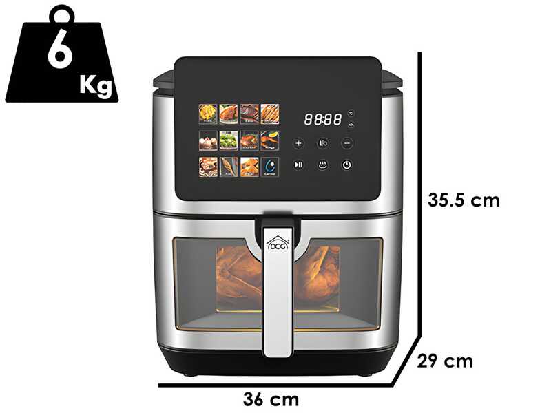 DCG FR3609D - Friggitrice ad aria 9L