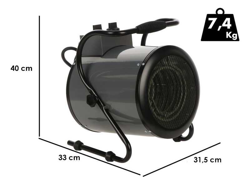 Kemper 65350E - Generatori di aria calda elettrico con ventilatore - Trifase - 5000W