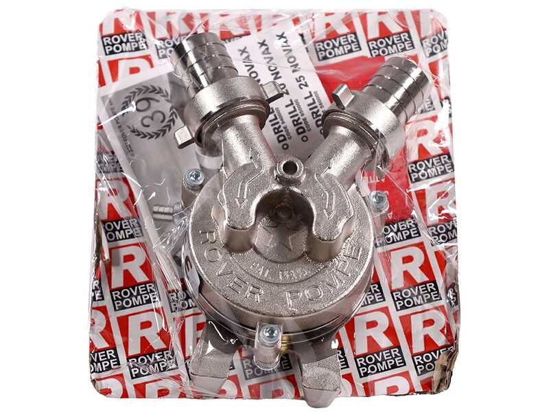 Rover Novax Drill 25 - Pompa da travaso per trapano in lega antiossidante