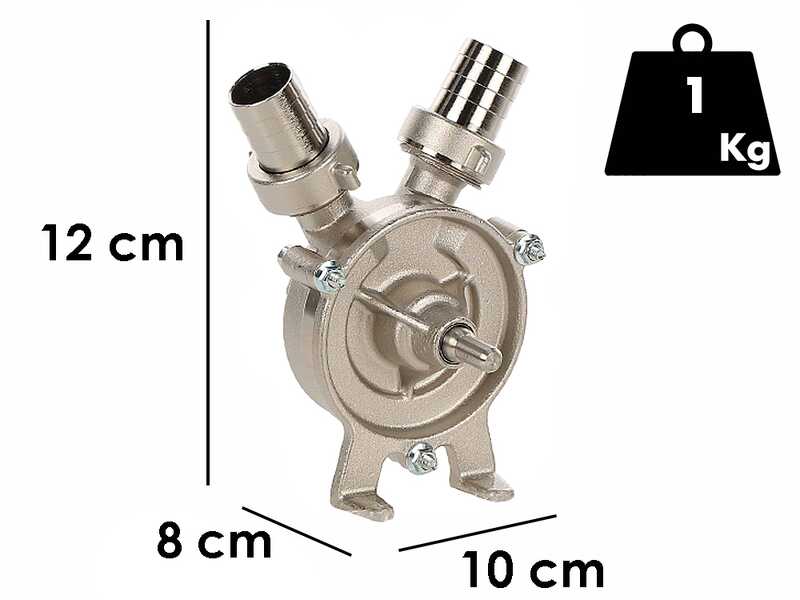 Rover Novax Drill 25 - Pompa da travaso per trapano in lega antiossidante