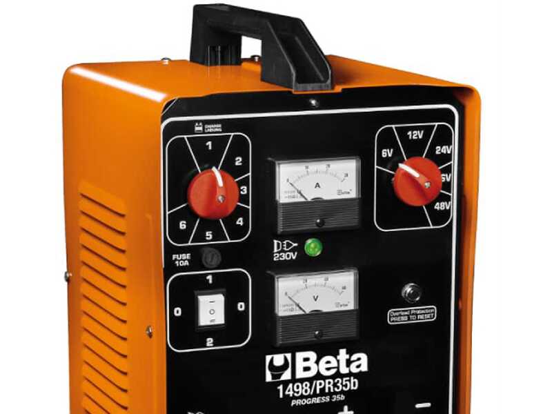 Beta 1498/PR35B - Caricabatterie portatile - 6/12/24/48V - Monofase