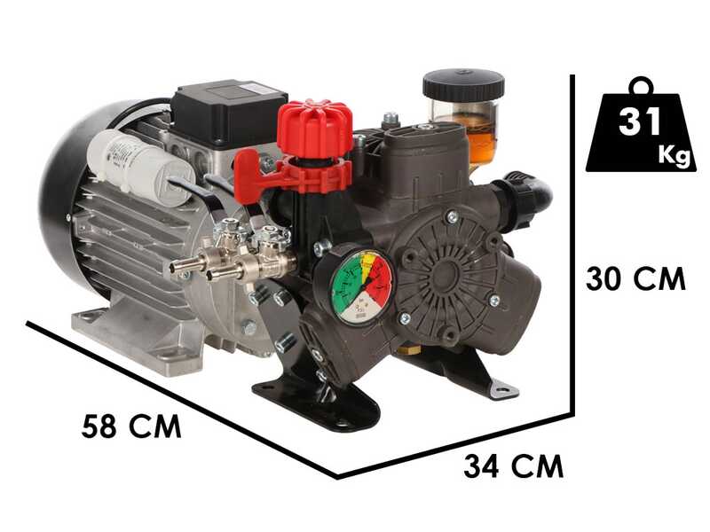 Annovi Reverberi AR 403 EM GCI - Motopompa elettrica per irrorazione con motore monofase