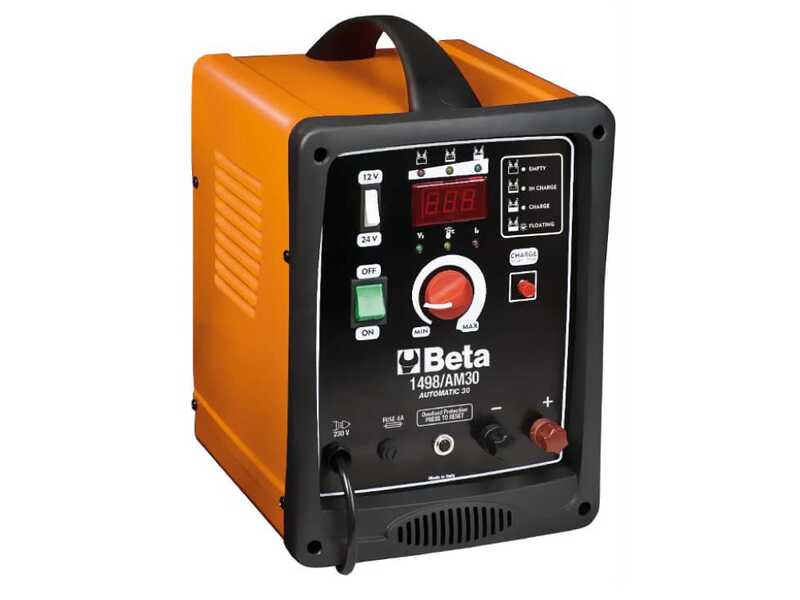 Beta 1498/AM30 - Caricabatterie e mantenitore automatico portatile - 12/24V - Monofase