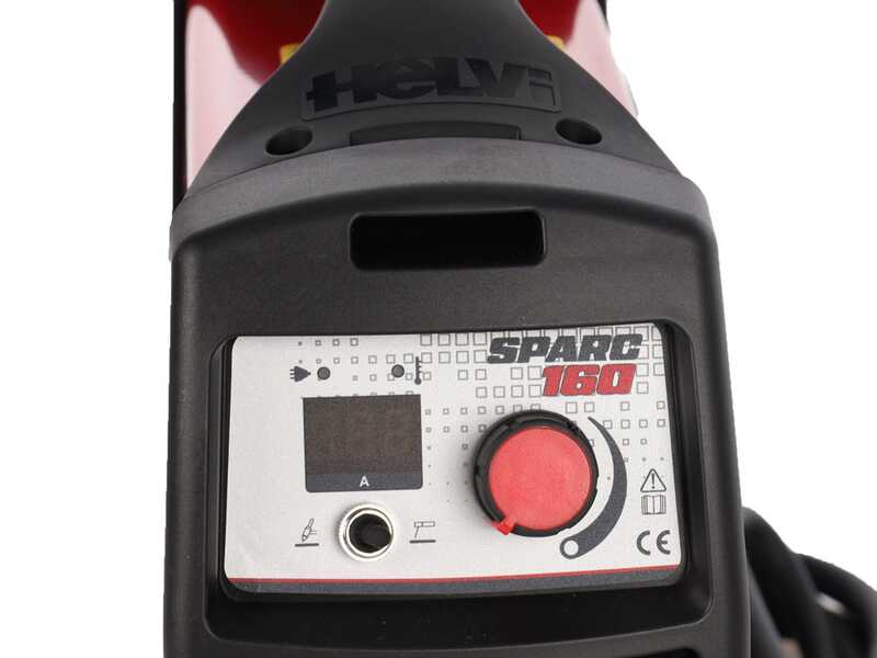 Helvi Sparc 160 - Saldatrice Inverter (MMA) + Valigetta antiurto, corrente continua (DC)