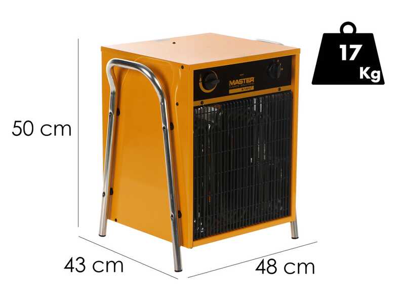 Master B 15IT - Generatore di aria calda elettrico con ventilatore - 15 kw