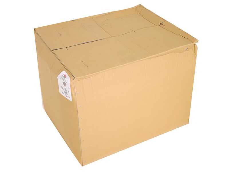 Jolly Falkom &ndash; Defogliatrice elettrica per olive in acciaio inox AISI 304 &ndash; Variatore di velocit&agrave; e vasca 77 L